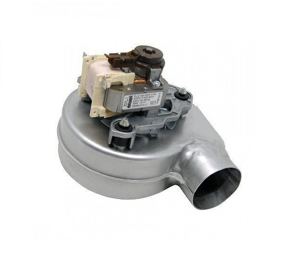 ventilatore grigio rotondo con chiocciola