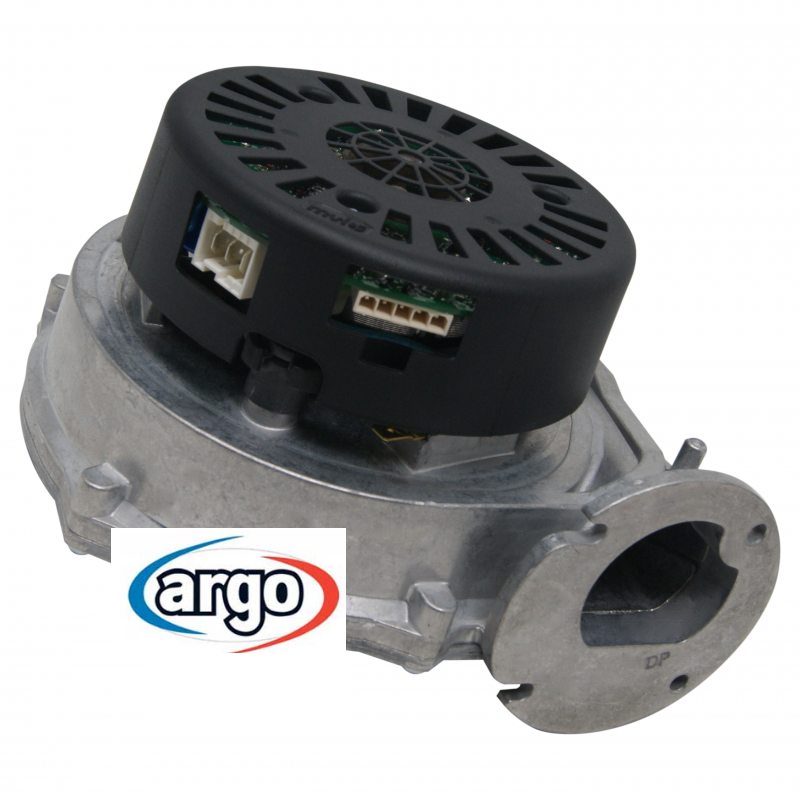 ventilatore rotondo con chiocciola nera