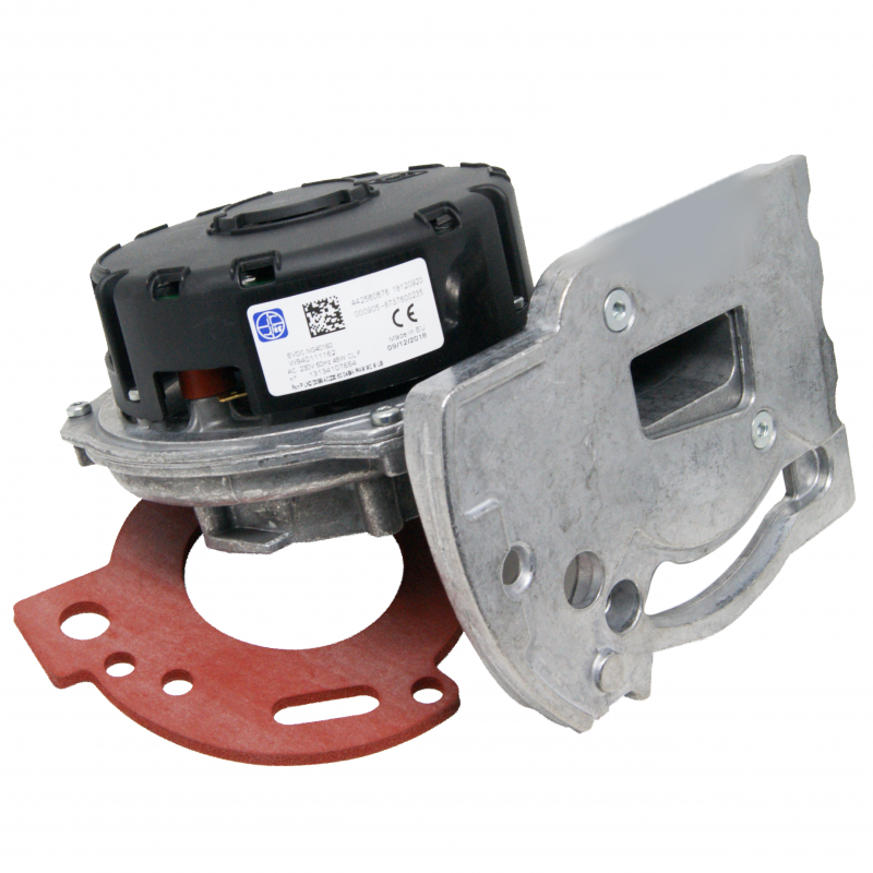 Ventilatore fumi grigio con guarnzione per caldaie Junkers