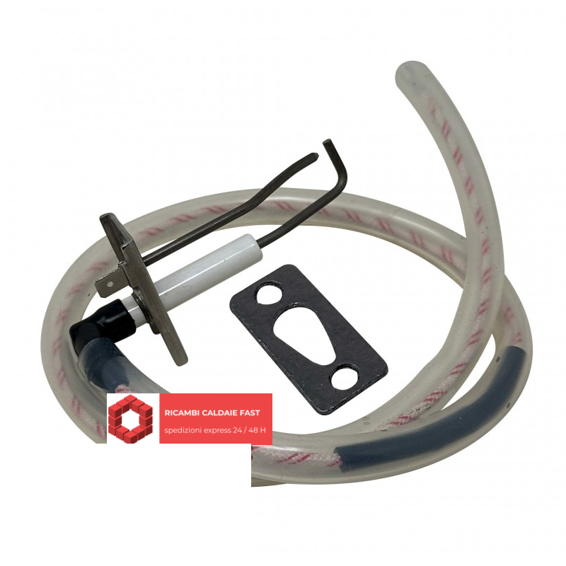 Elettrodo accensione caldaia Ariston Clas B One, Clas One, Genus One In, Genus One Net 65117381-02