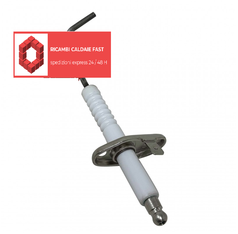 Elettrodo accensione e rilevazione caldaia Italtherm originale 818000003