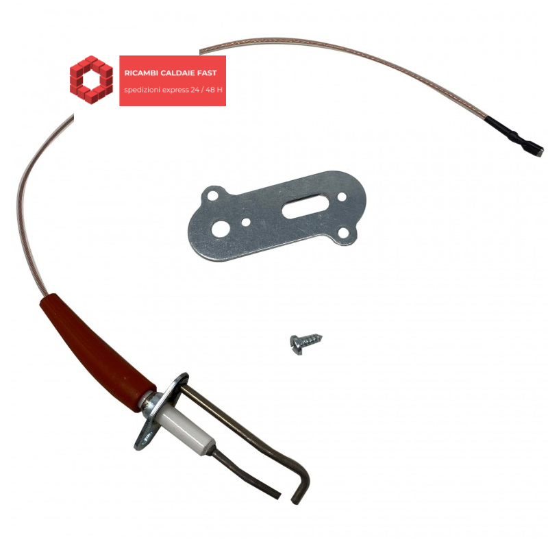 Elettrodo candela accensione caldaia Riello Domus, Domus KL, Domus KL/60, Domus KV 4050364