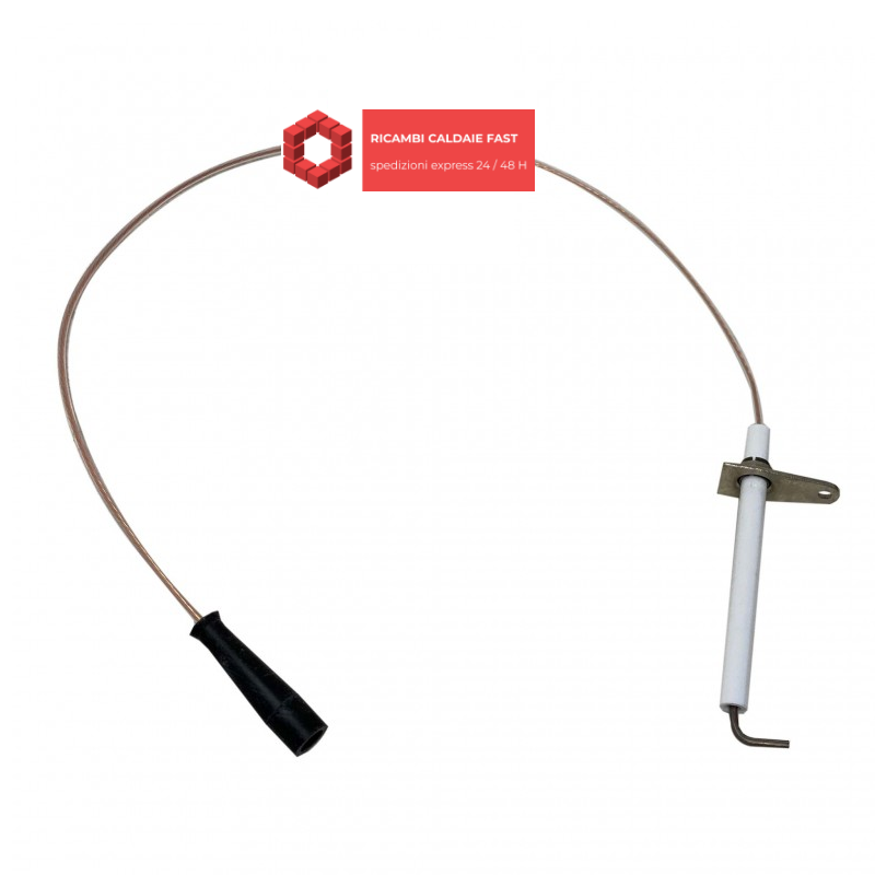 Elettrodo candela accensione e rilevazione caldaia Riello Residence KIS G, Residence KIS M 4365250