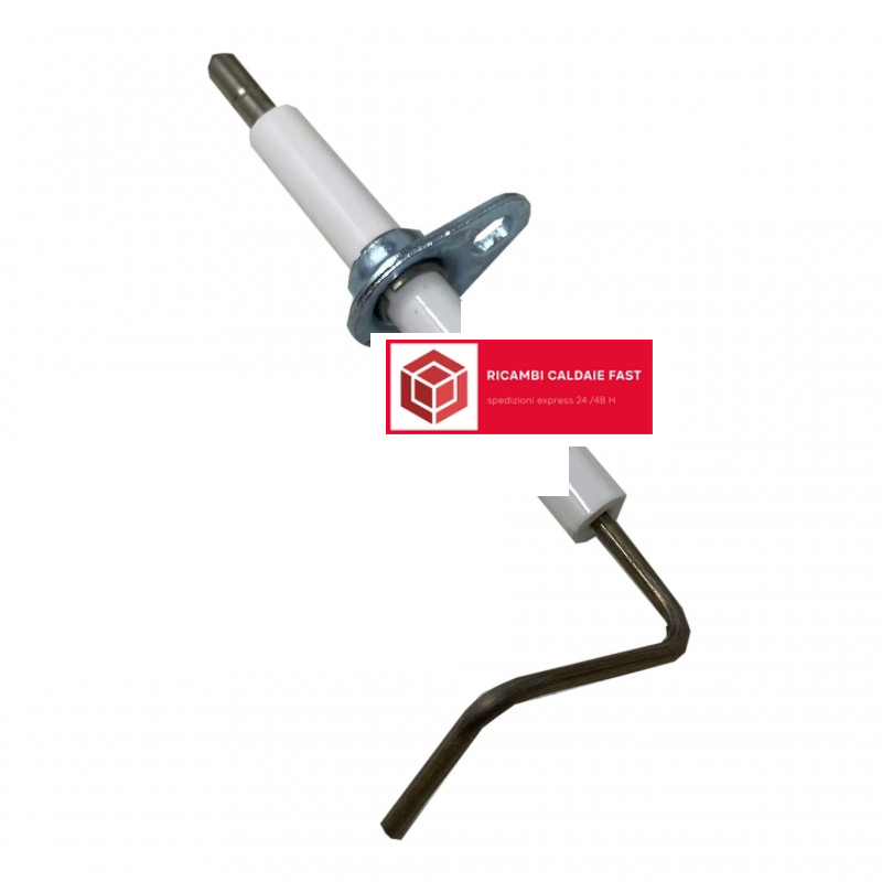 Elettrodo candela rilevazione per caldaia Radiant 35009LA, modelli R, RBA, RBC, RBS, RCA, RCG, RHA
