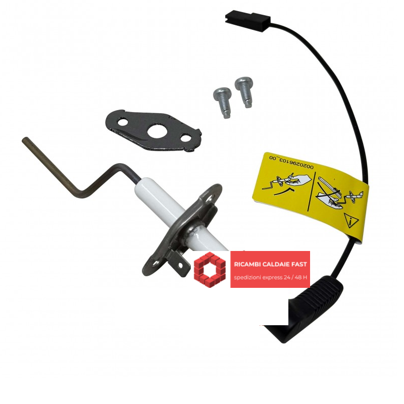 Elettrodo rilevazione controllo Vaillant 0010029270 , con kit guarnizione