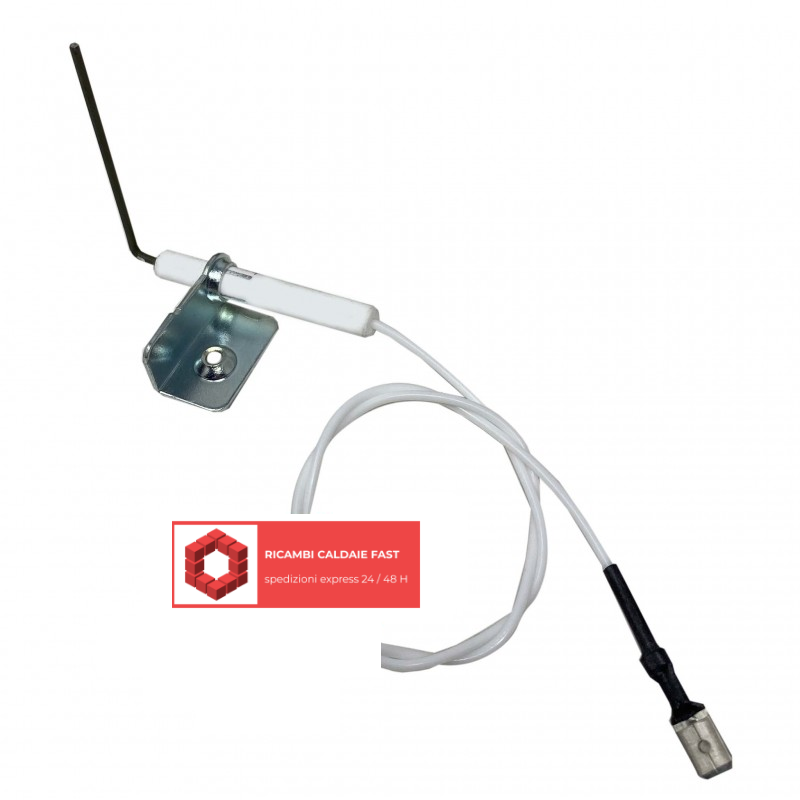 Elettrodo candela rilevazione caldaia Chaffoteaux Niagara Delta