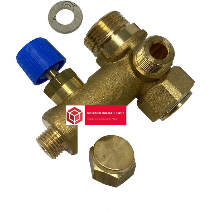 Gruppo rubinetto di carico riempimento caldaia Radiant 26033LA - Ricambi Caldaie Fast