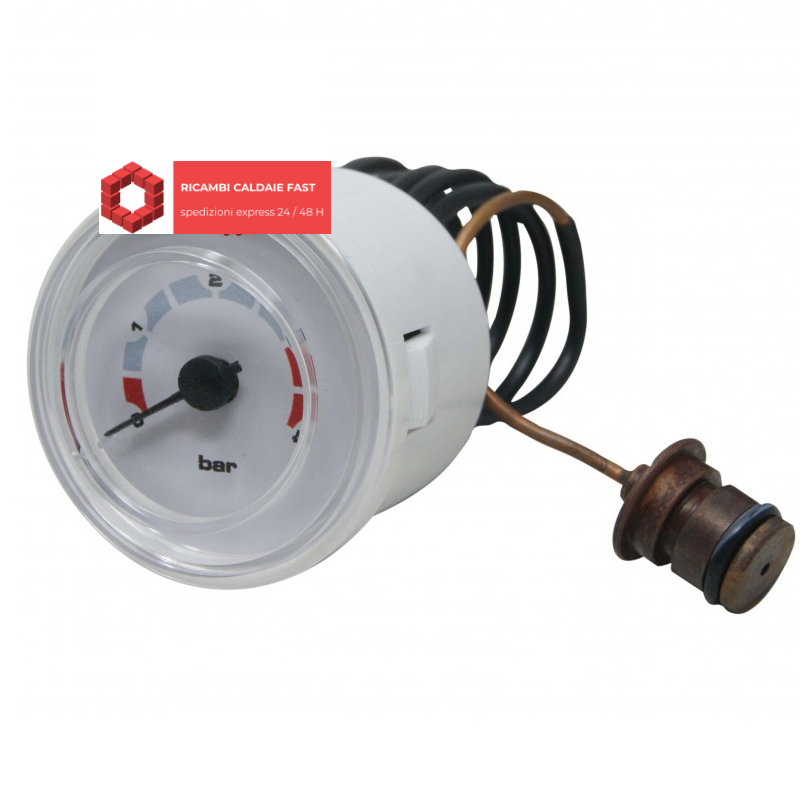 Idrometro manometro Riello 4R000955 per caldaie Caldariello, Fastech, Start