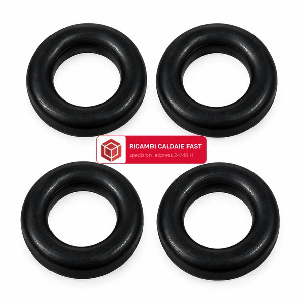 Kit 4 guarnizioni O-ring Hermann Saunier Duval 0020014166 per scambiatore caldaia