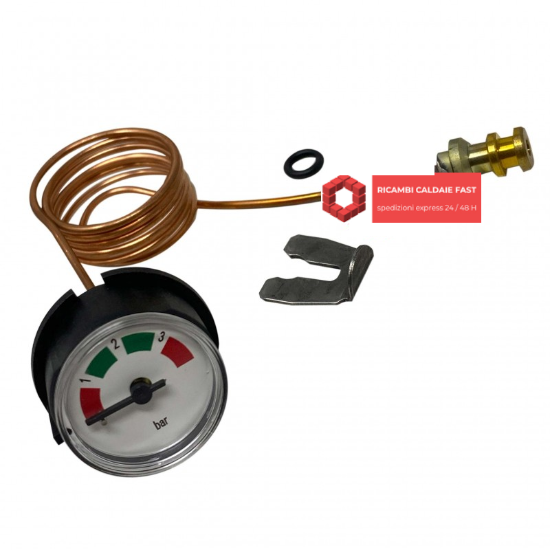 Manometro caldaia Chaffoteaux con attacco posteriore