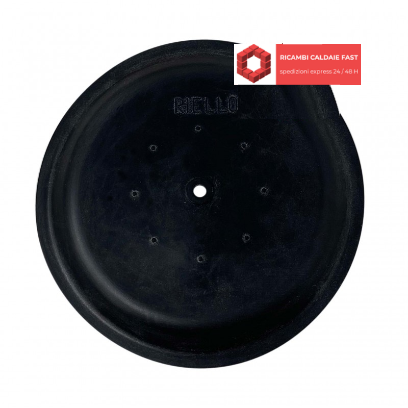 Membrana Riello nera foro centrale 78 mm