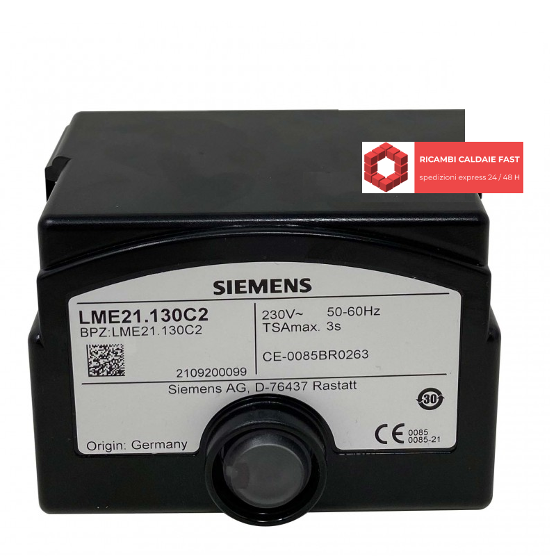 Quadro Siemens LME21.130C2 - 230 V - 50-60 Hz- TSAmax 3S