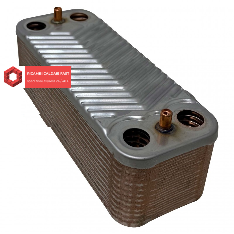 Scambiatore 24 piastre caldaia Radiant originale 43180LP