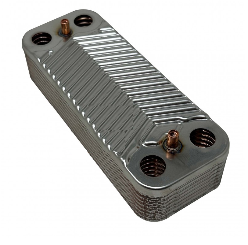 Scambiatore di calore compatibile Ariston 65116537 per caldaie Alteas One, Clas One e Genus One