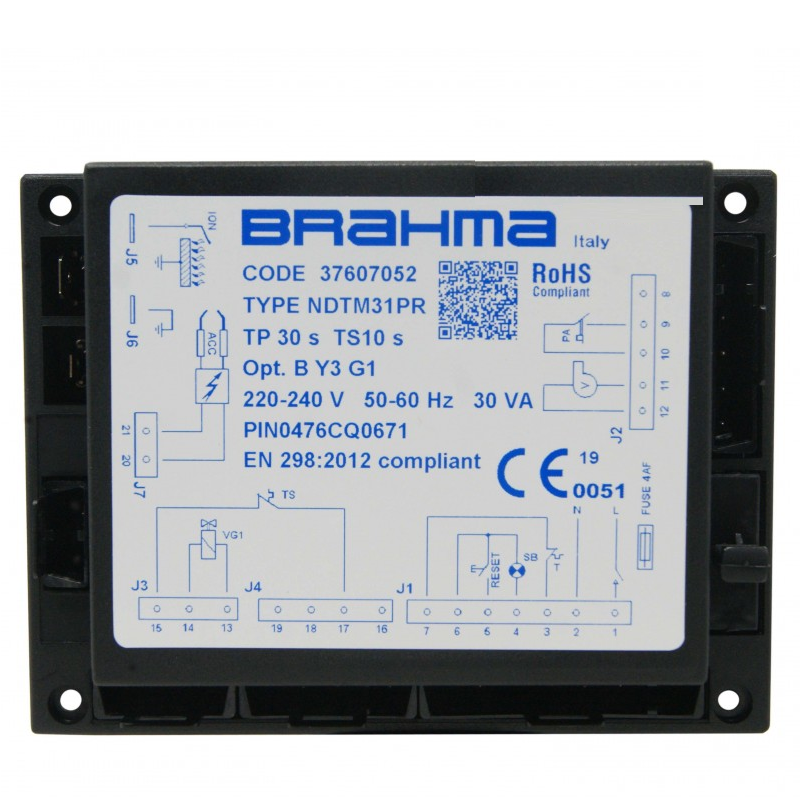 Scheda Brahma NDTM31PR , codice 37607052 . TP 30 S - TS 10 S