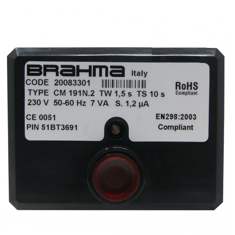 Scheda Apparecchiatura Accensione Brahma CM191.2 20083301