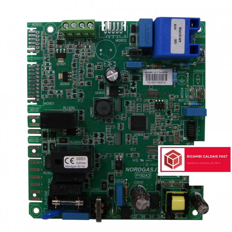 Scheda Caldaia Radiant MIAB 40-00302 Nordgas Ricambio Originale