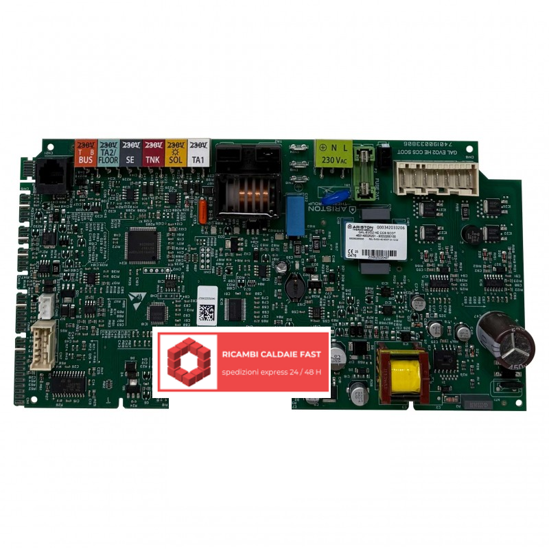Scheda Gal Evo2 He CCs SCOT caldaia Ariston 65120807‑03 per Alteas One+ Net e Genus One+