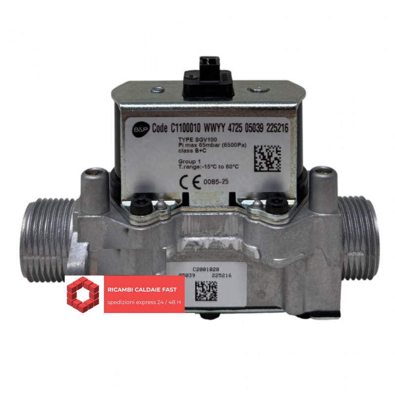 Valvola gas B&P C1100010 WWYY SGV100 PER Sylber 20182431