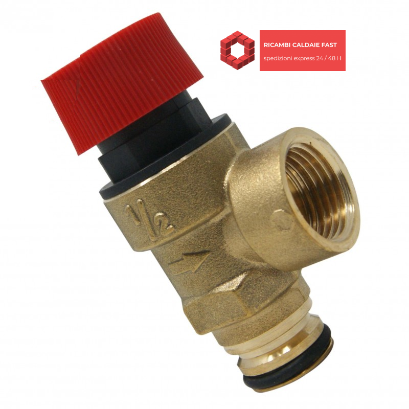 Valvola sicurezza 3 bar attacco 1/2'' per Immergas