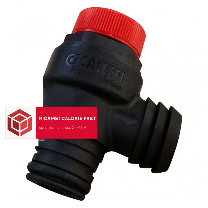 Valvola Sicurezza 3 Bar O-ring produttore Caleffi colore nera attacc 1/2''