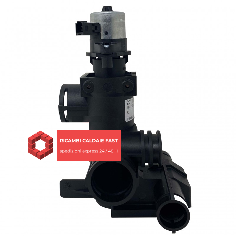 Valvola 3 tre vie caldaia Riello 4R105459 Family IS, Family KIS, Residence IS, Residence KIS