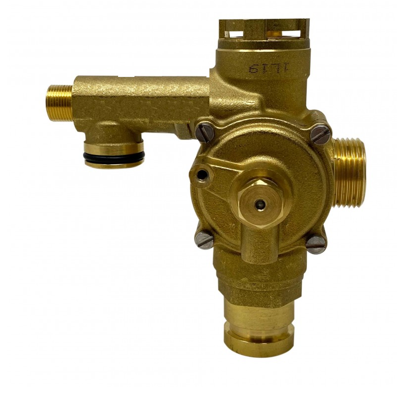 valvola in ottone oro a tre vie per caldaie Baxi 5658690