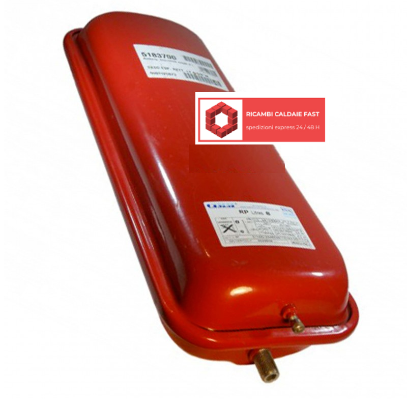 Vaso espansione rettangolare 8 litri attacco 3/8" per caldaia Sime cod. 5183700