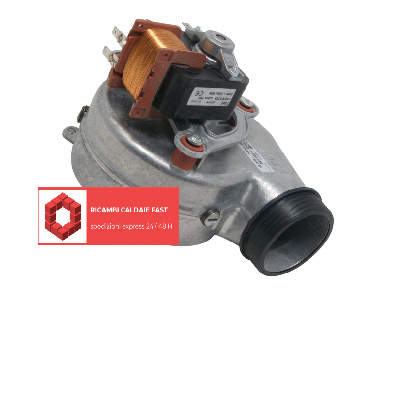 ventilatore con chiocciola e bocca rotonda