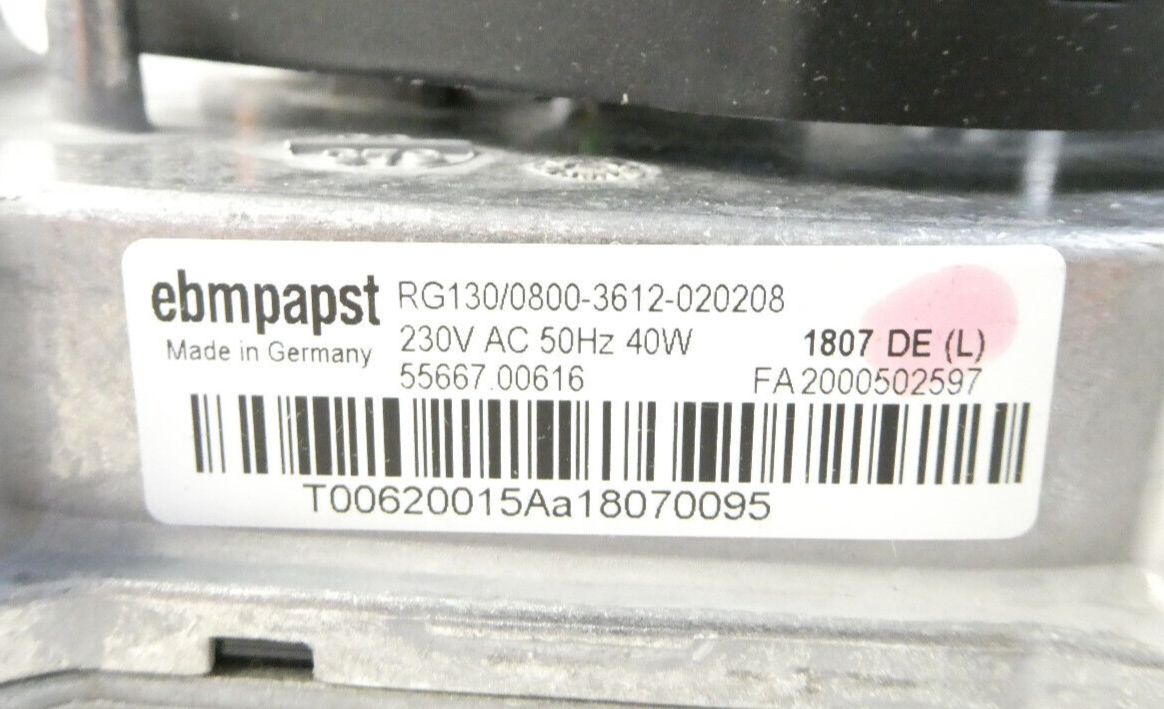 ventilatore fumi 230 V AC 50 Hz 40 W