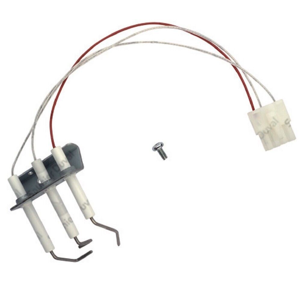 candela a tre elettrodi bianca con cablaggi