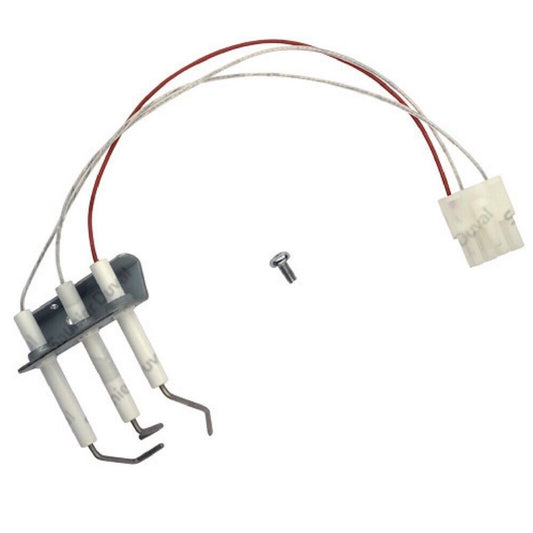 candela a tre elettrodi bianca con cablaggi