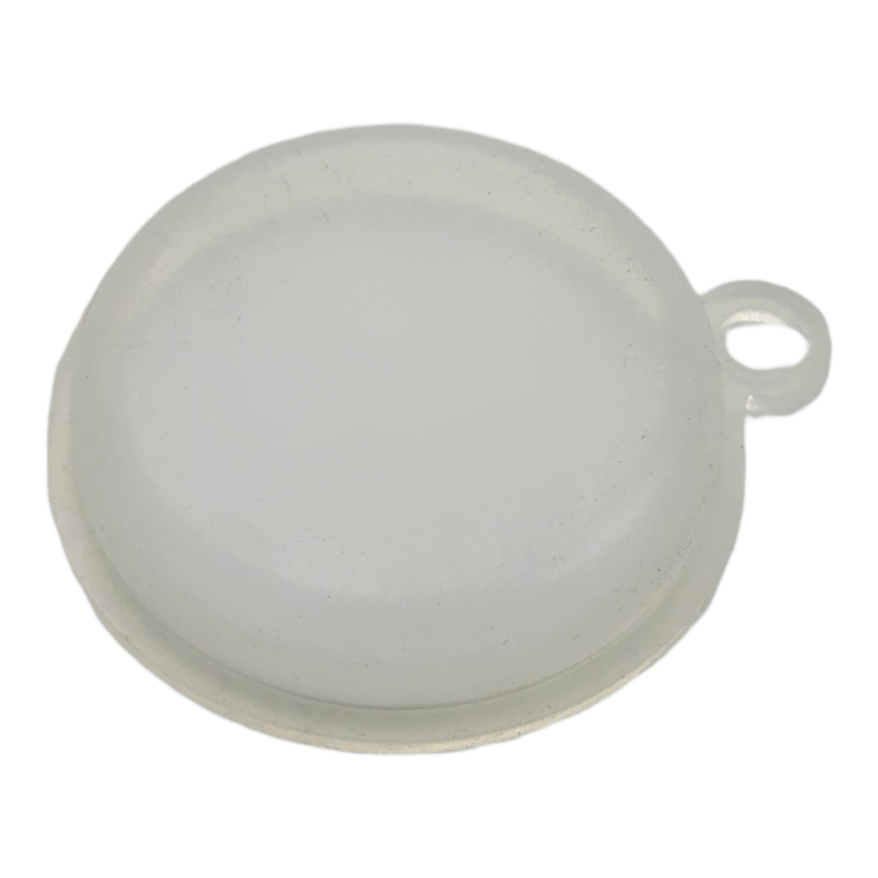 membrana bianca rotonda con occhiello