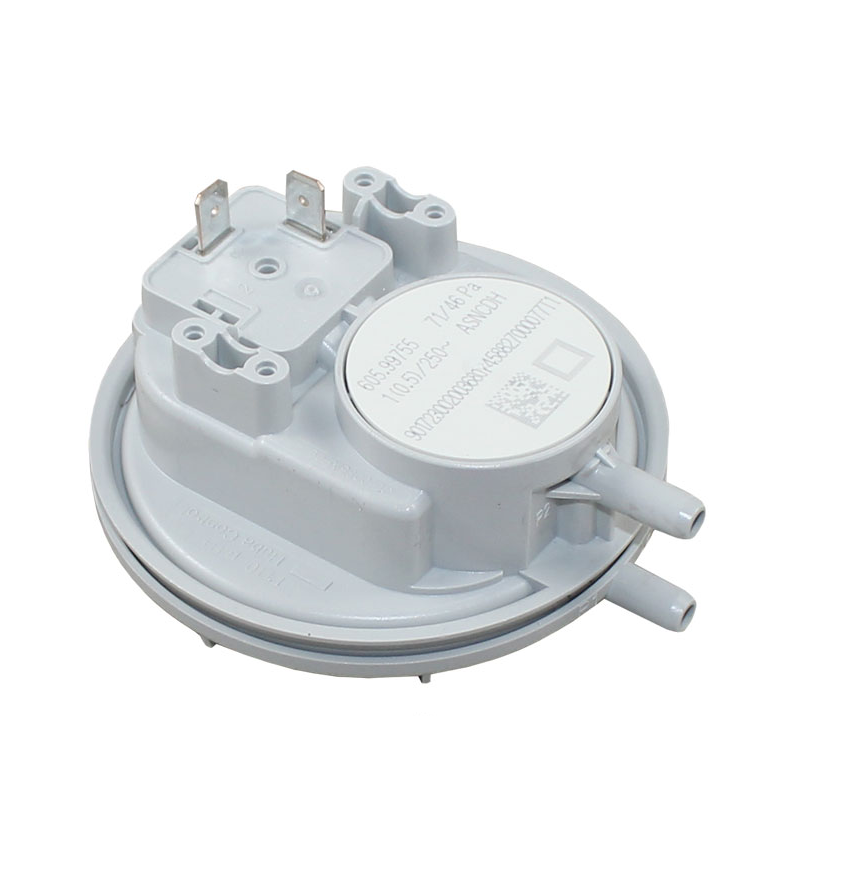 pressostato rotondo grigio