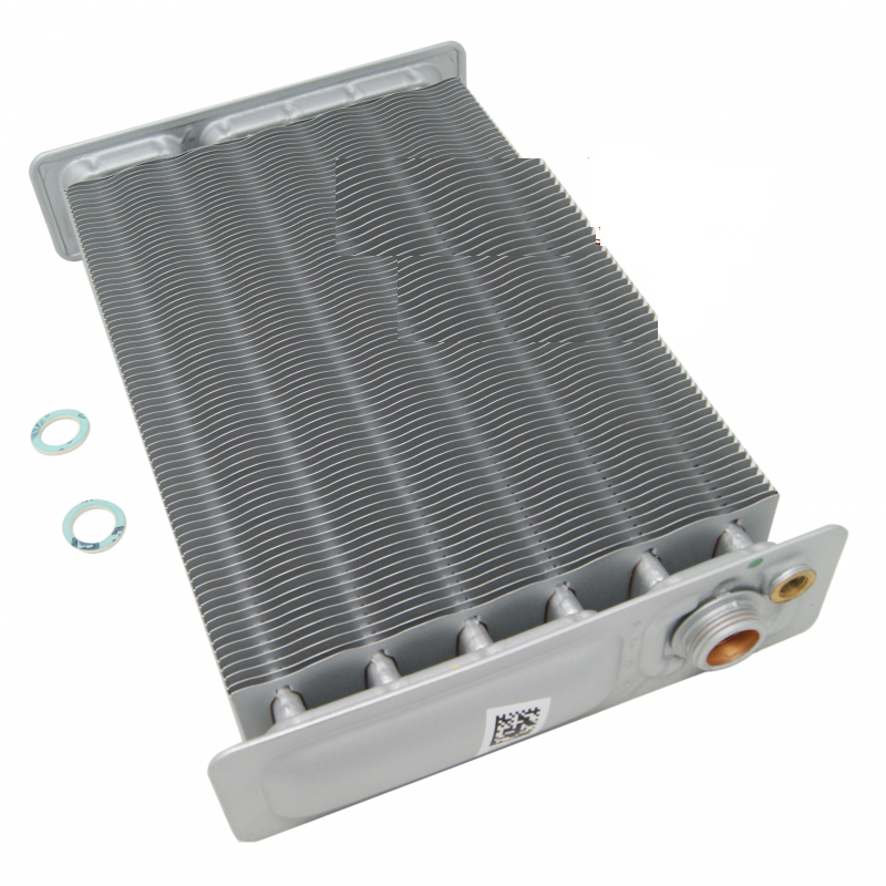 scambiatore primario in acciaio con guarnizioni