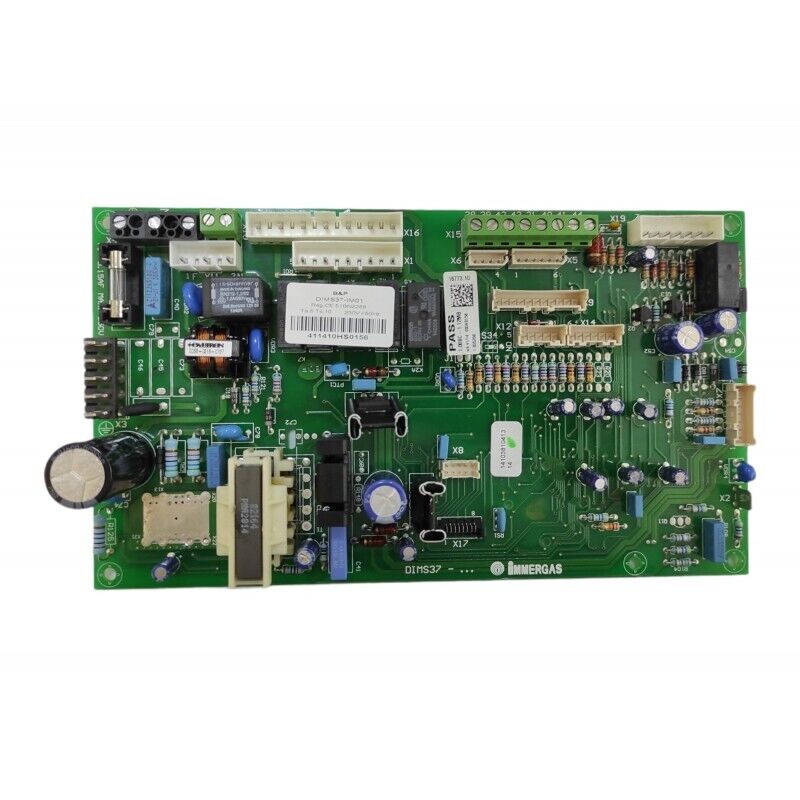 scheda verde con cablaggi rettangolare