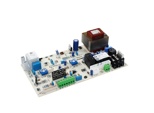 Scheda elettronica grigia produttore B&P Ta 2 S Ts 10 S 230 V Frequenza 50 Hz