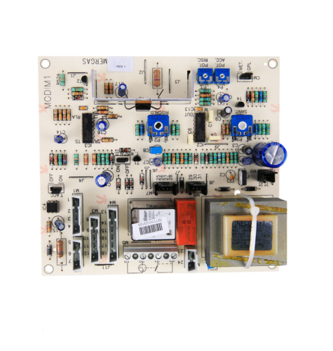 scheda quadrata avorio con cablaggi