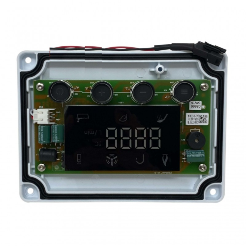 scheda con display