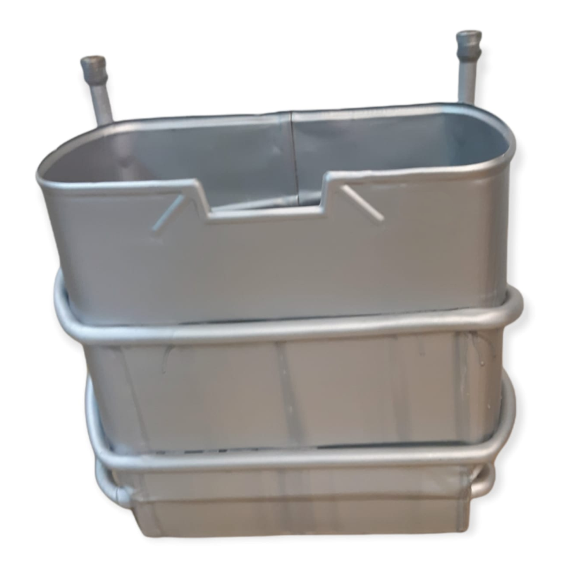 scambiatore in rame ed acciaio verniciato capienza 13 litri con attacchi per scaldabagni