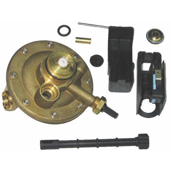 valvola a tre vie in ottone con accessori in plastica per caldaie sime