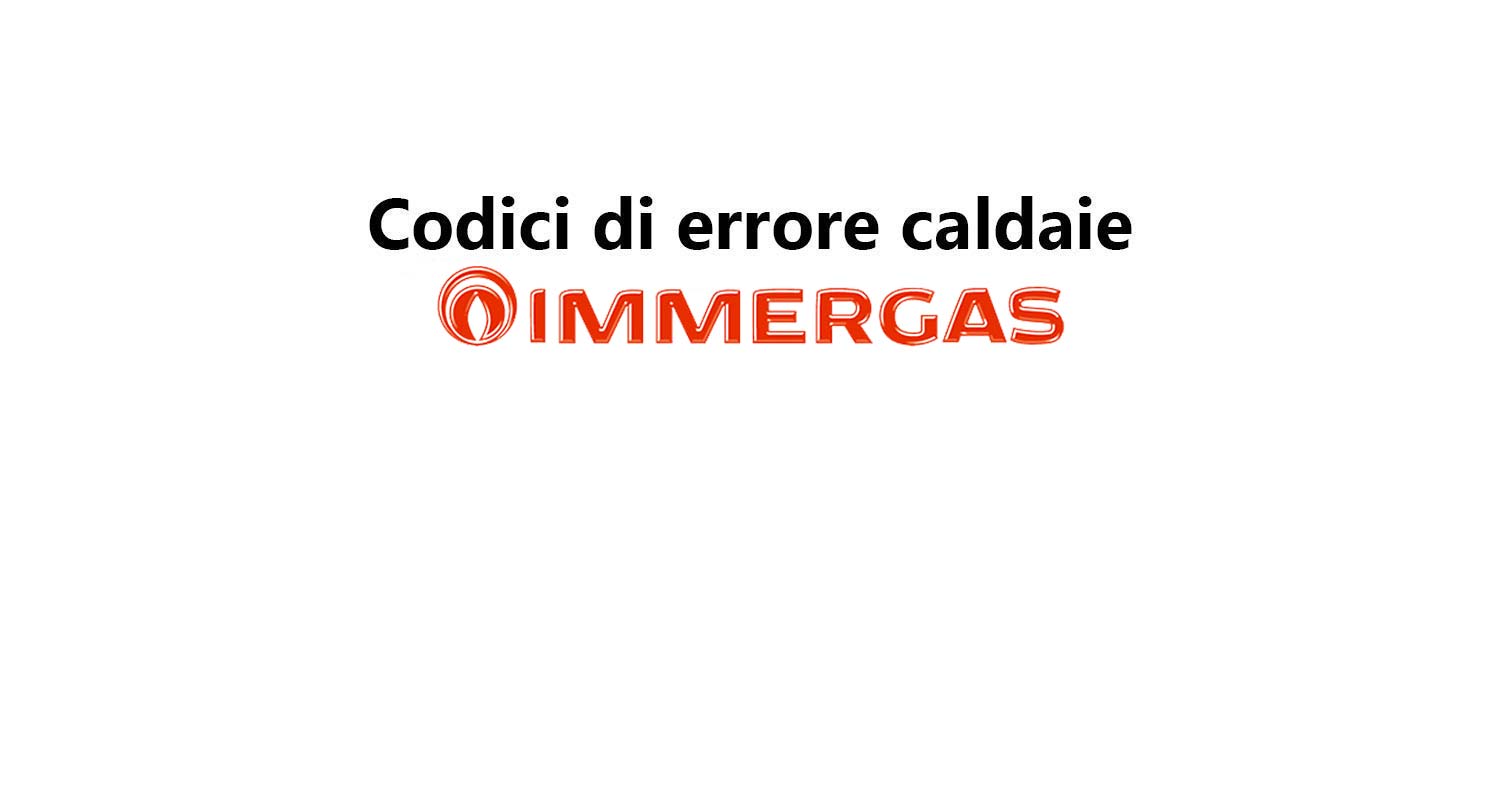 Caldaia Immergas non si resetta: cause, soluzioni e ricambi originali