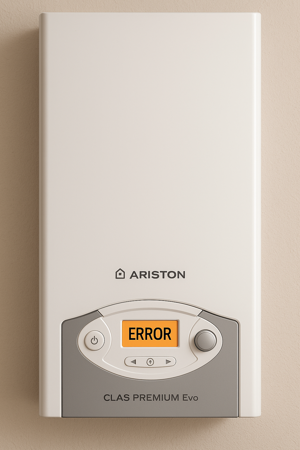 Caldaia Ariston Clas Premium Evo con display in errore