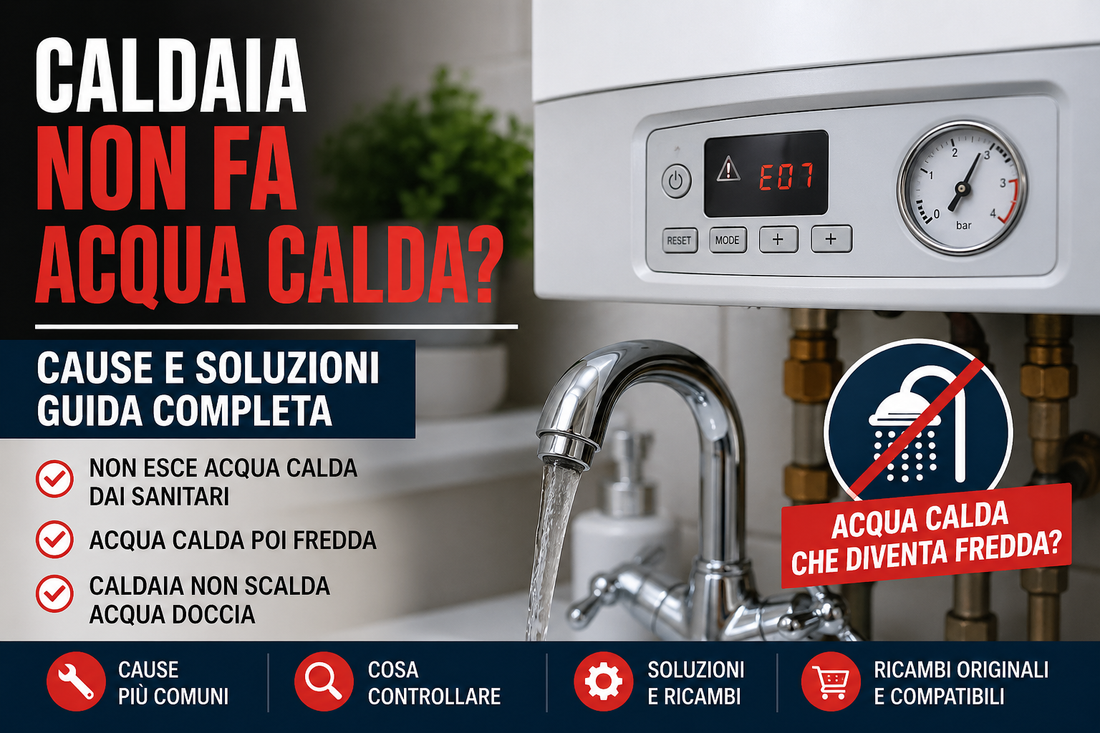Caldaia acqua calda poi fredda problema e come risolvere