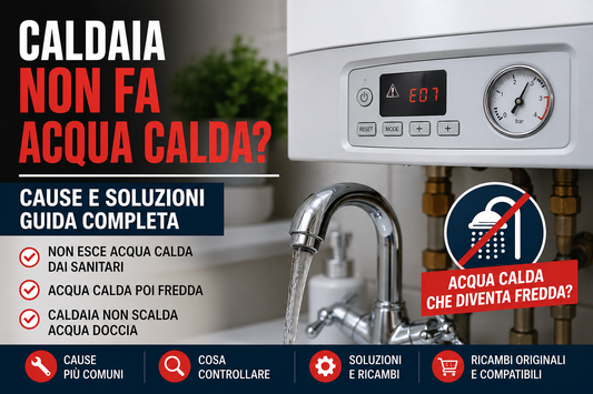Caldaia acqua calda poi fredda problema e come risolvere