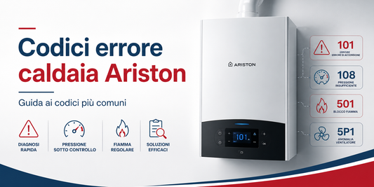 Codici errore caldaia Ariston: significato, cause e soluzioni