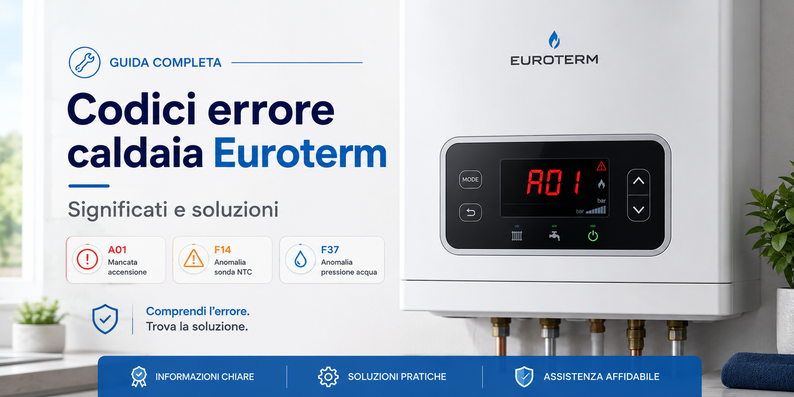 Codici errore caldaia Euroterm significato e soluzioni
