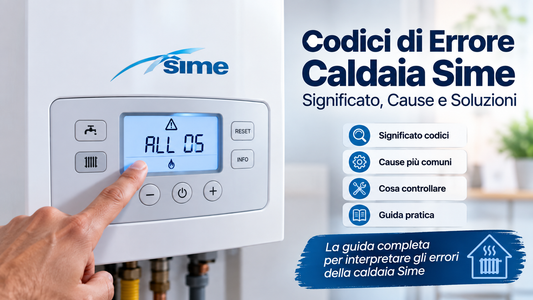 Codici errore caldaia Sime: significato, cause e soluzioni