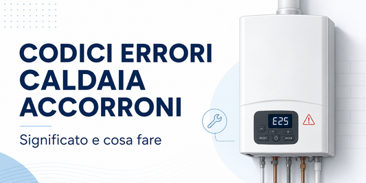 Codici errore caldaia Accorroni: significato e cosa fare