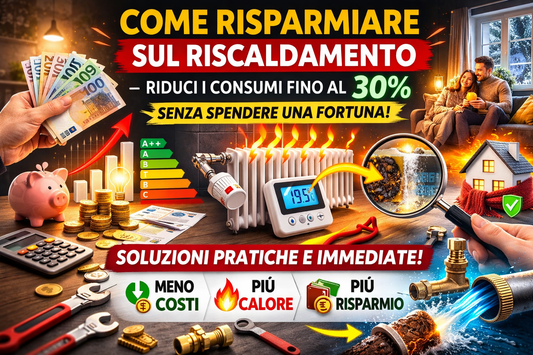 come risparmiare sul riscaldamento termosifoni impianto efficiente riduzione consumi gas